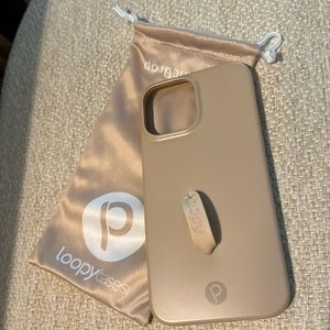 iPhone 13 Pro Max sandstone loopy case